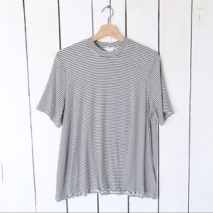 UO Cooperative Striped Cruel Summer Mock Neck Top